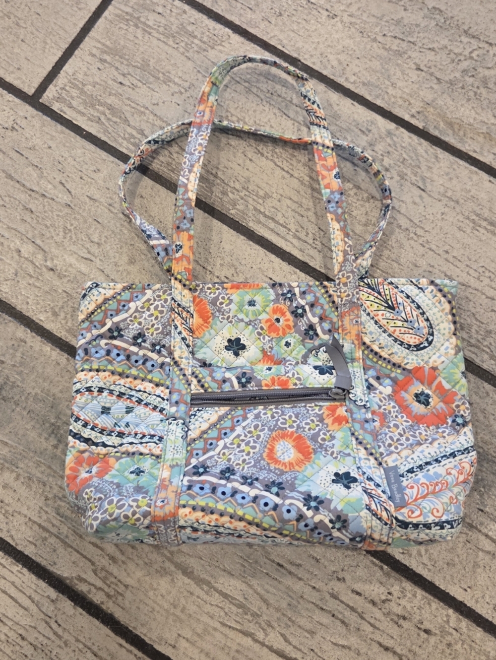 Vera Bradley Quilted Floral Patchwork Tote Bag - Multicolor Floral